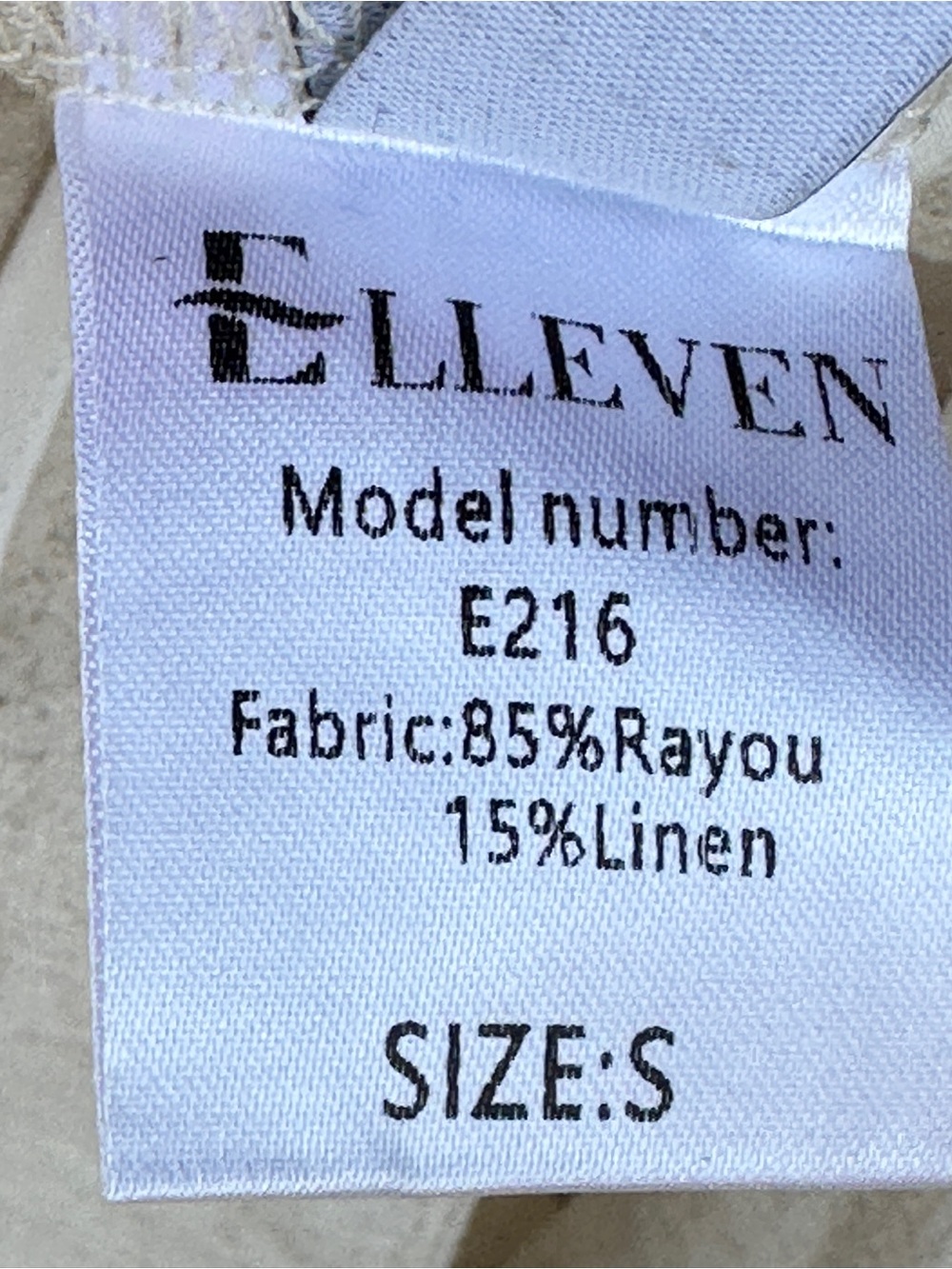 NWT Wrap Skirt, linen blend - Picture 6 of 6